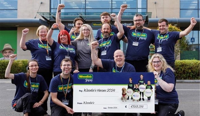 Signpost of The 2024 Woodie’s Heroes Campaign Raises More Than €560,000